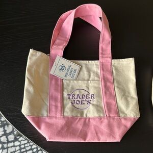Pink and Cream Tote Bag